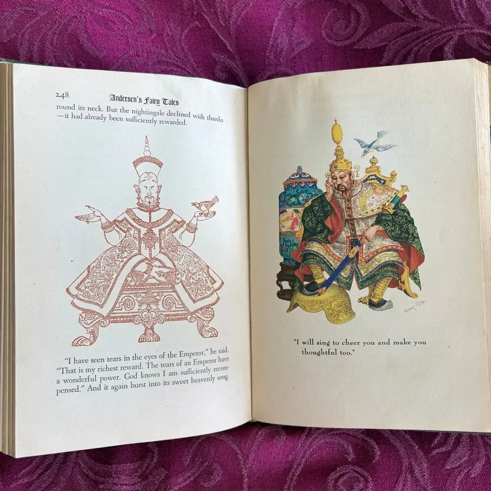 1945 Andersen's Fairy Tales by Hans Christian Andersen, Illustrated Vintage Book - Picture 9 of 11